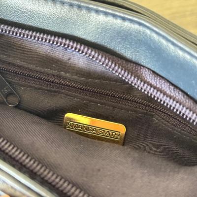 LOT 78L: Aldo Rainbow Glitter Purse, Navy Amanda Smith Shoulder Bag, Preivew Collection Purse & Green Hobo Shoulder Bag