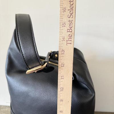 LOT 79L: Black Bags: Adrienne Vittandini, Liz Claiborne, Carlo D'Santi & Nordstrom