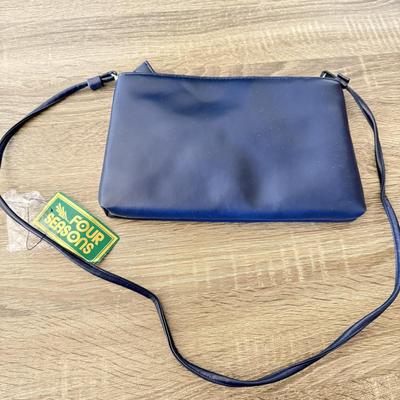 LOT 85L: Blue Bags: Michael Kors, Gloria Vanderbilt, Lamarthi & Four Seasons w/ Tags