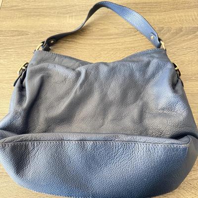 LOT 85L: Blue Bags: Michael Kors, Gloria Vanderbilt, Lamarthi & Four Seasons w/ Tags