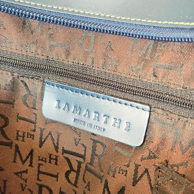 LOT 85L: Blue Bags: Michael Kors, Gloria Vanderbilt, Lamarthi & Four Seasons w/ Tags