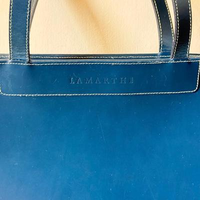 LOT 85L: Blue Bags: Michael Kors, Gloria Vanderbilt, Lamarthi & Four Seasons w/ Tags