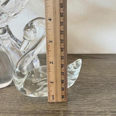 LOT 86F: Crystal Snake, Fenton Glass Swan & Two Candy Bowls