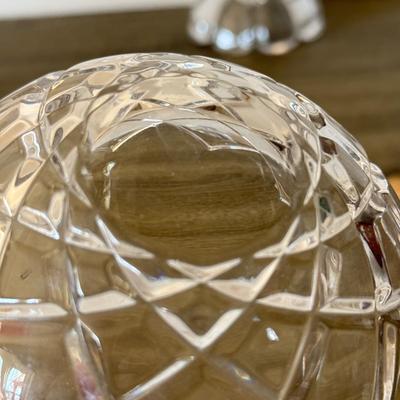 LOT 86F: Crystal Snake, Fenton Glass Swan & Two Candy Bowls