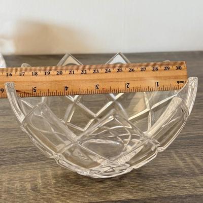 LOT 86F: Crystal Snake, Fenton Glass Swan & Two Candy Bowls