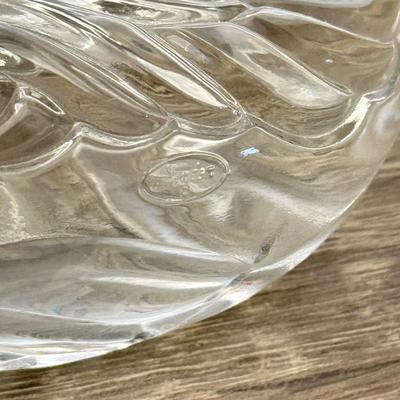 LOT 86F: Crystal Snake, Fenton Glass Swan & Two Candy Bowls