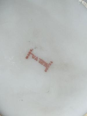 LOT 87L: Vintage Floral Porcelain Vase (17")