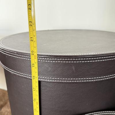 LOT 88F: Trio of Cylindrical Storage Bins