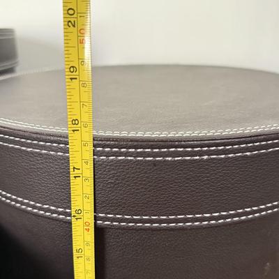 LOT 88F: Trio of Cylindrical Storage Bins