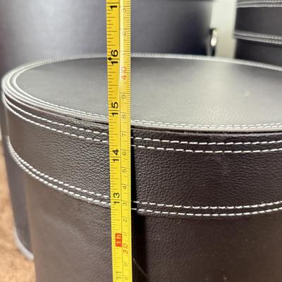 LOT 88F: Trio of Cylindrical Storage Bins
