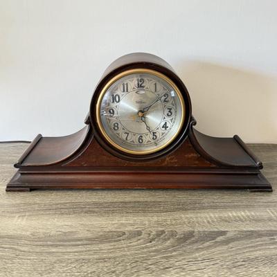 LOT 89F: Vintage Revere Clock Co Telechron Two Chime Mantel Clock