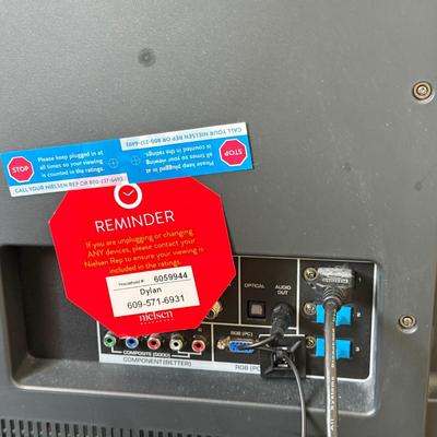 LOT 94F: Vizio 47" Television Model E472VLE w/ Remote