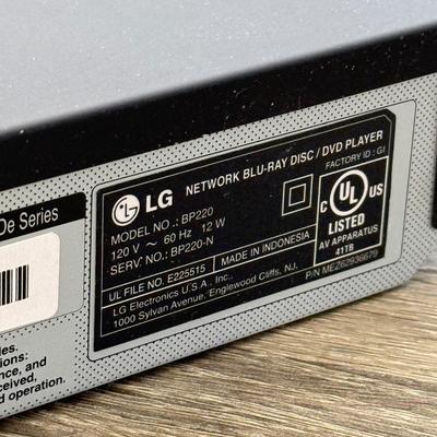 LOT 95F: LG Network Blu-Ray Disc / DVD Player Model BP220