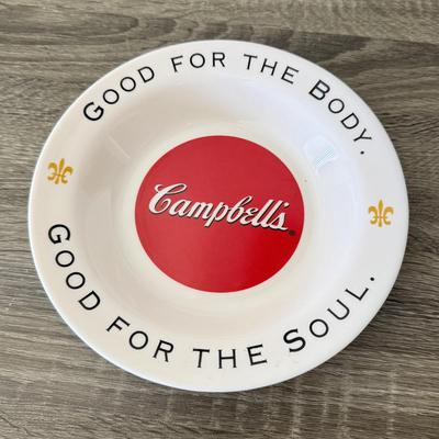 LOT 98K: Spaghettio's & Campbell's Soup Bowls w/ Collection of Campbell's Mugs & Christmas Tree Ornaments