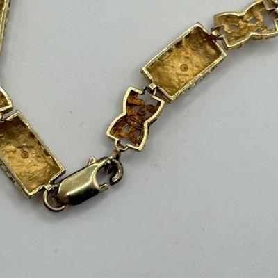 LOT 103J: 10k Gold Bracelet (7.26g)