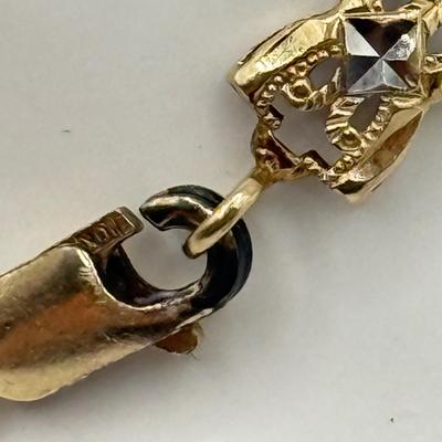 LOT 103J: 10k Gold Bracelet (7.26g)