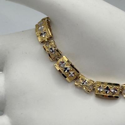 LOT 103J: 10k Gold Bracelet (7.26g)