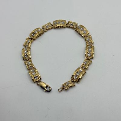 LOT 103J: 10k Gold Bracelet (7.26g)