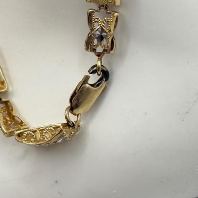 LOT 103J: 10k Gold Bracelet (7.26g)