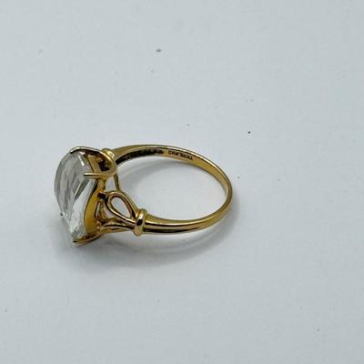 LOT 108J: SCBS 14k Gold Ring size 8 (3.7g)