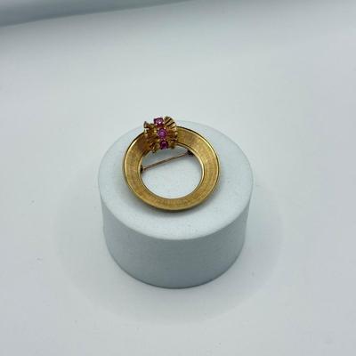 LOT 117J: 14kt Gold Brooch / Pin (5.03g)