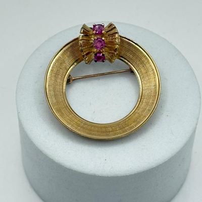 LOT 117J: 14kt Gold Brooch / Pin (5.03g)