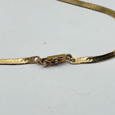 LOT 121J: 14kt Gold 16" Necklace (7.18g)