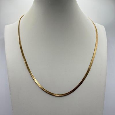 LOT 121J: 14kt Gold 16" Necklace (7.18g)