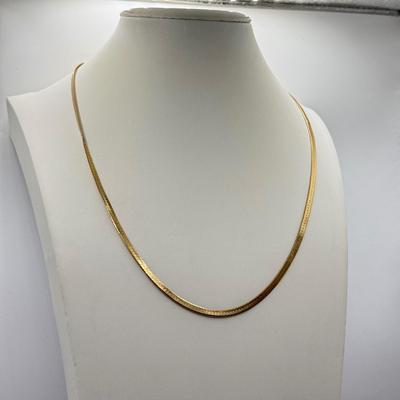 LOT 121J: 14kt Gold 16" Necklace (7.18g)