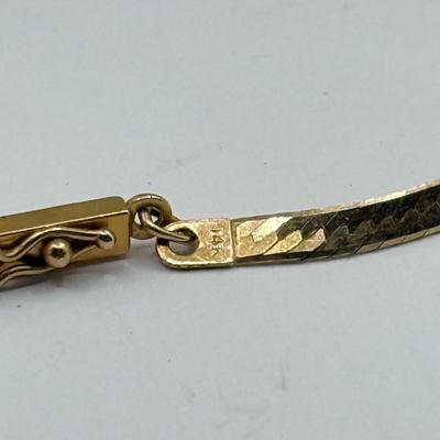 LOT 121J: 14kt Gold 16" Necklace (7.18g)