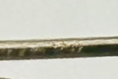 LOT 124J: 14kt Gold CZ Drop Pierced Earrings w/ Box (1.19g)