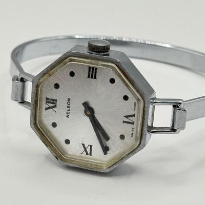 LOT 128J: Art Deco Style Watches: Genesis, Nelson & Papini