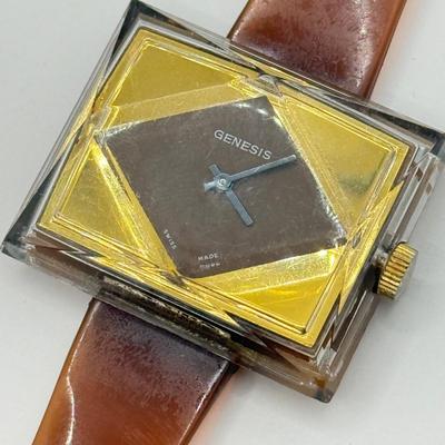 LOT 128J: Art Deco Style Watches: Genesis, Nelson & Papini