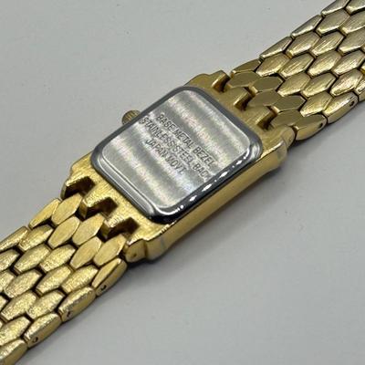 LOT 130: Goldtone Watches: Monroe Quartz, Timex & Piere Cardin