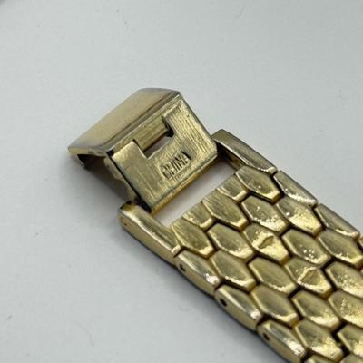 LOT 130: Goldtone Watches: Monroe Quartz, Timex & Piere Cardin