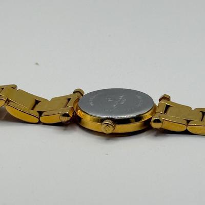 LOT 130: Goldtone Watches: Monroe Quartz, Timex & Piere Cardin