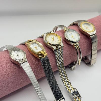 LOT 131J: Embassy Quartz, Armitron Diamond Now, Anne Klein Diamond Carriage Quartz & Quartz Watches