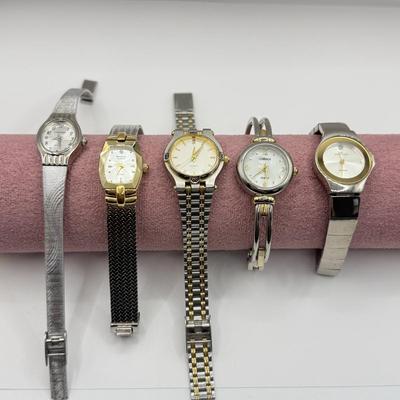 LOT 131J: Embassy Quartz, Armitron Diamond Now, Anne Klein Diamond Carriage Quartz & Quartz Watches