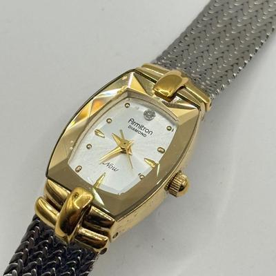 LOT 131J: Embassy Quartz, Armitron Diamond Now, Anne Klein Diamond Carriage Quartz & Quartz Watches