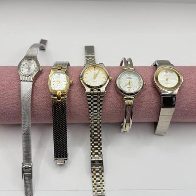 LOT 131J: Embassy Quartz, Armitron Diamond Now, Anne Klein Diamond Carriage Quartz & Quartz Watches