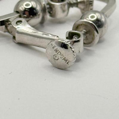 LOT 134J: Silvertone Earrings: Vendome, Trifari & More