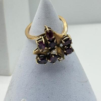 LOT 135J: Monet Clip Earrings, Vendome Ring, Dragonfly Pin & More Jewelry