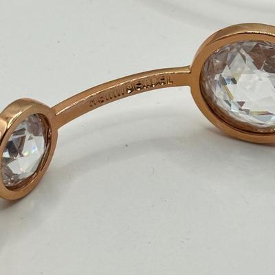 LOT 138J: Rose Gold Jewelry Collection: Apple Watch Band, Henri Bendel Bangles, Studio Time Quartz Cuff Watch, Geneva Watch & More