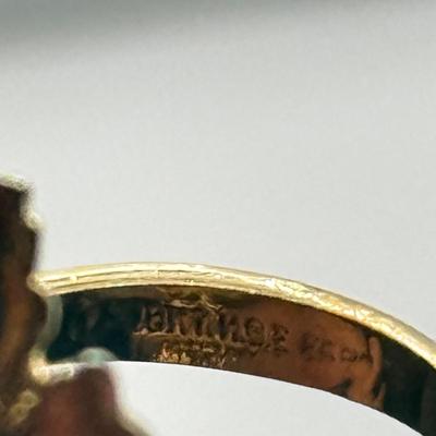 LOT 140J: 18kt HGE / HSE Gold Plated Rings