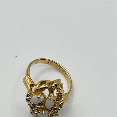LOT 140J: 18kt HGE / HSE Gold Plated Rings