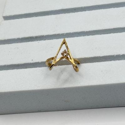 LOT 140J: 18kt HGE / HSE Gold Plated Rings