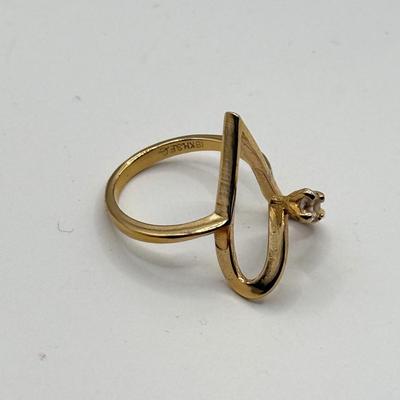 LOT 140J: 18kt HGE / HSE Gold Plated Rings