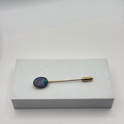 LOT 142: Vintage Stick Pins incl. Gold Fill, Vintage Eldorado 17 Jewels Ladies' Watch & Vintage Bulova 10k Gold Filled Watch Face