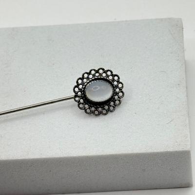 LOT 142: Vintage Stick Pins incl. Gold Fill, Vintage Eldorado 17 Jewels Ladies' Watch & Vintage Bulova 10k Gold Filled Watch Face