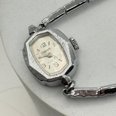 LOT 142: Vintage Stick Pins incl. Gold Fill, Vintage Eldorado 17 Jewels Ladies' Watch & Vintage Bulova 10k Gold Filled Watch Face